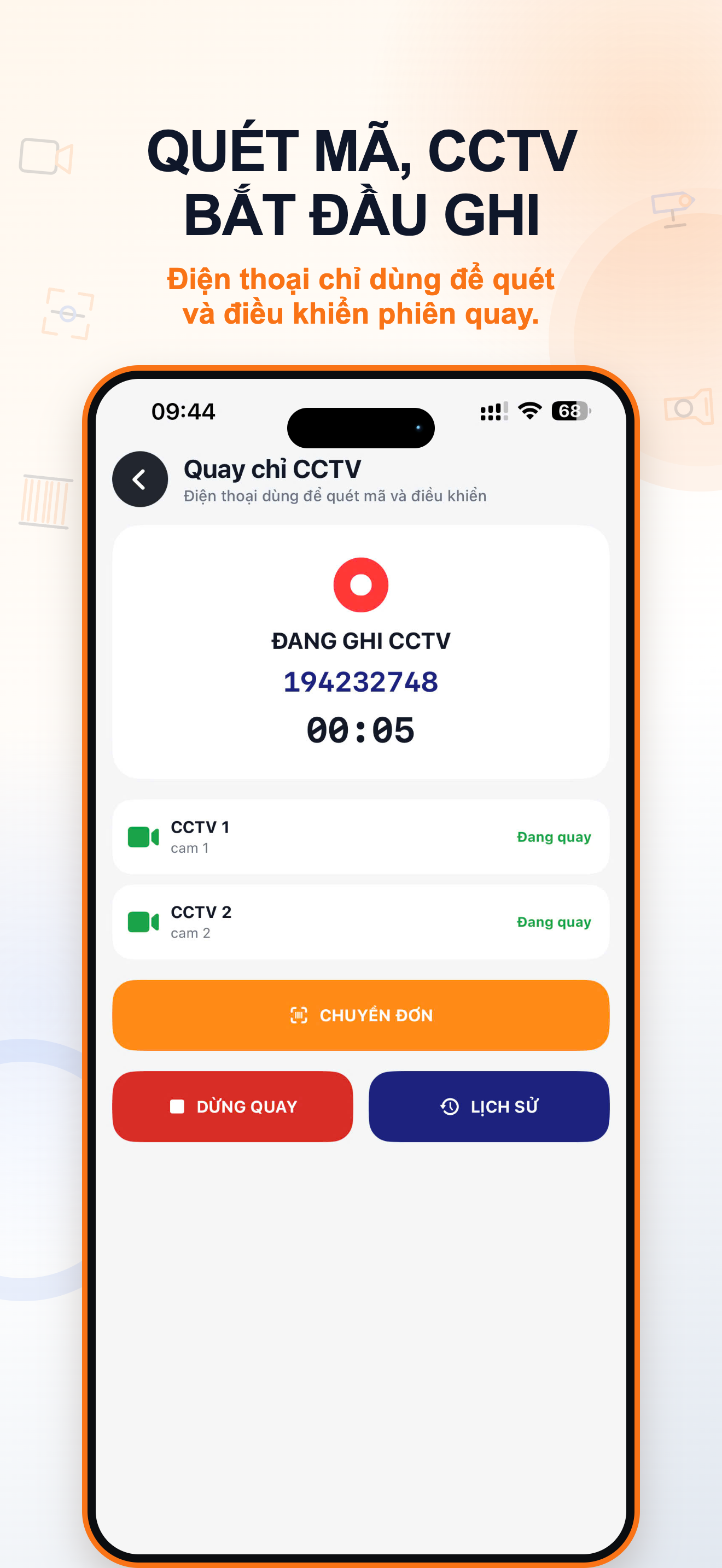 Quay chỉ bằng camera CCTV